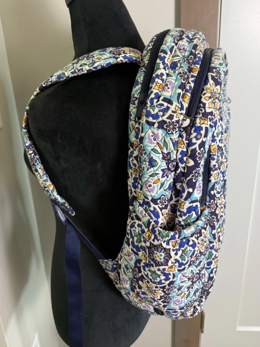 Vera Bradley Lisbon Medallion Retired Computer Bag‎ Backpack with Laptop Case
